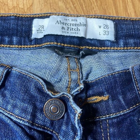 Abercrombie & fitch jeans artist cut W26 L33 - Picture 4 of 5